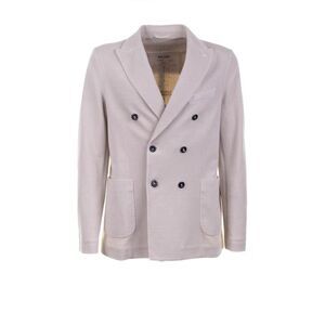 CIRCOLO 1901 Men's Double-Breasted Textured Blazer Jacket Men COCONUT Outerwear